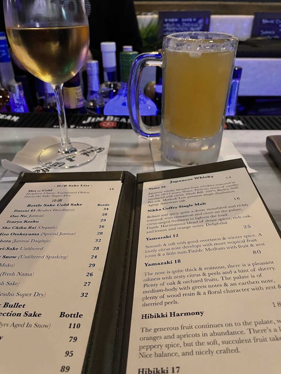 Small plates and late-night bites on display.